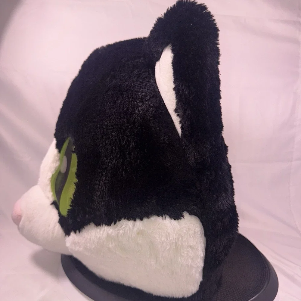 Dan Dee Maskimal Black Cat Big Greeter Head Costume Cosplay Halloween Mask 17